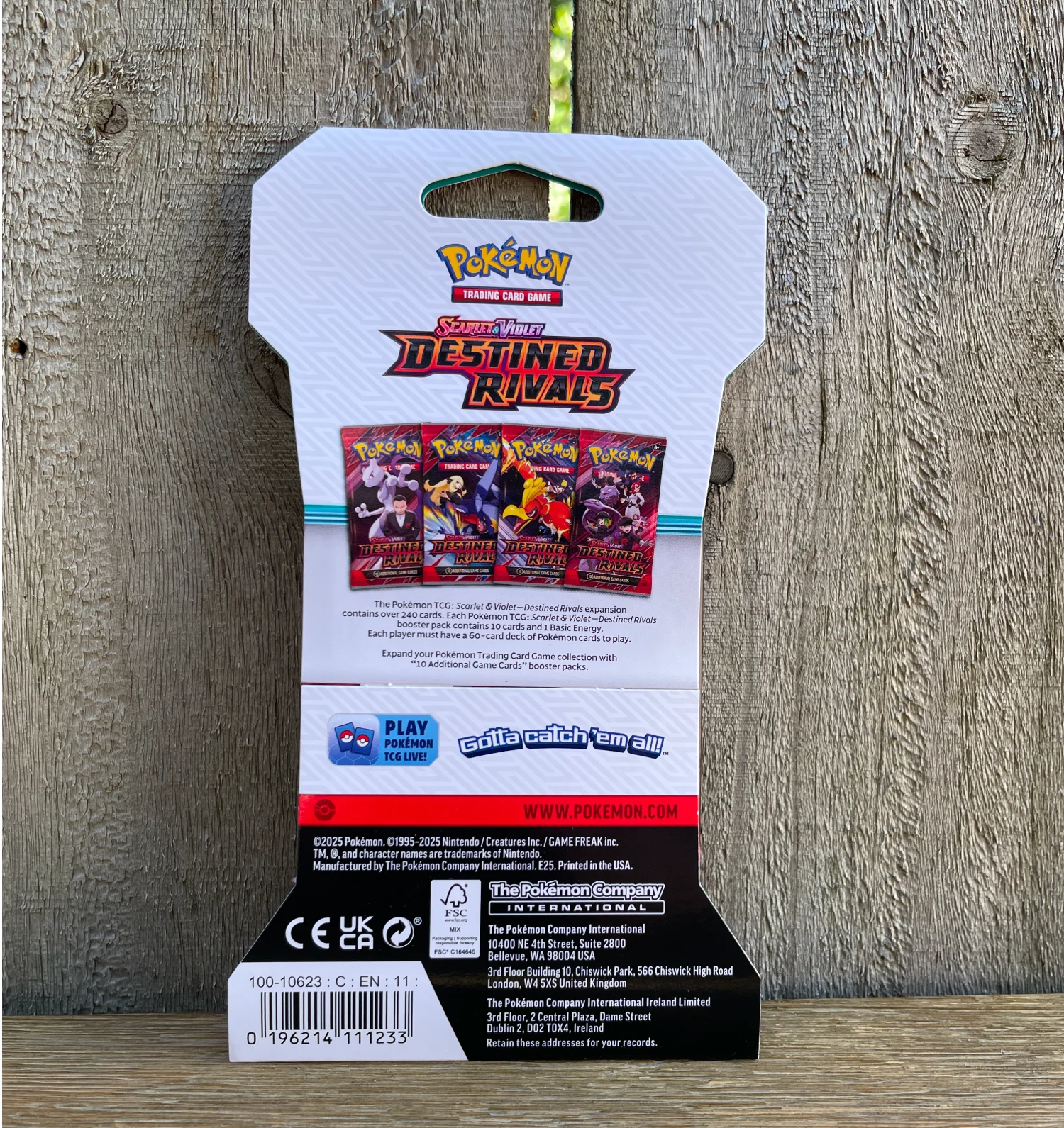Destined Rivals Booster Pack Back